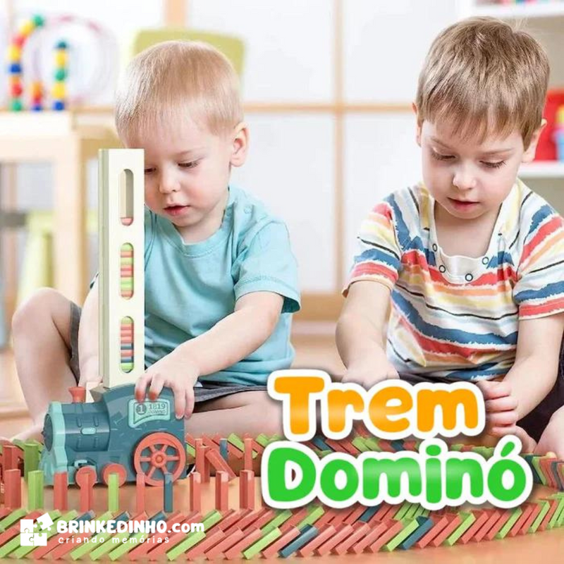 Trem Musical Dominó 60 peças